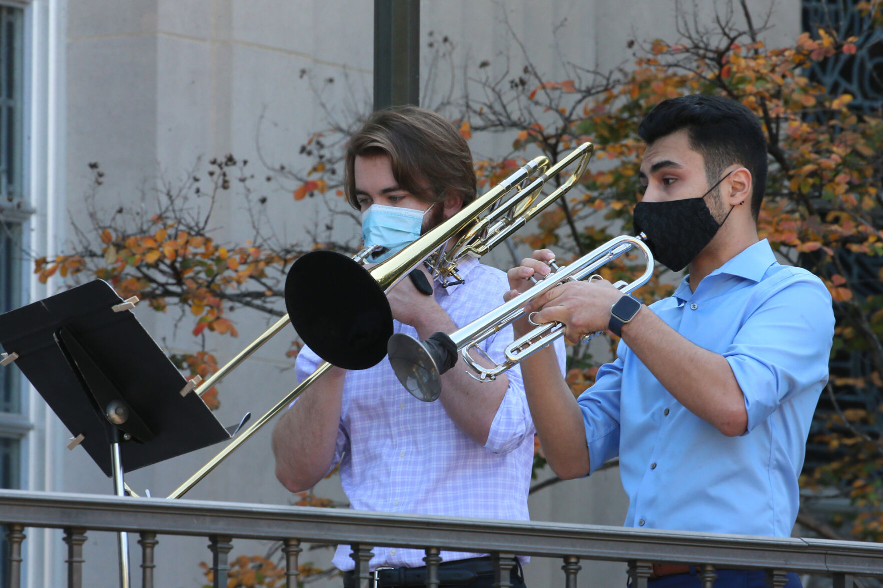 Masked musicians